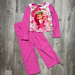 Strawberry Shortcake Kids Two Piece Pajama Set Size Girls 4/5